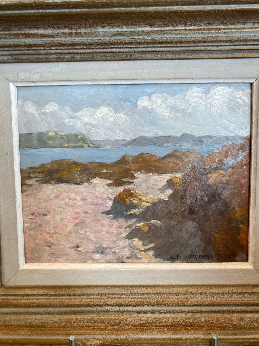 GEORGES-PIERRE GUINEGAULT (1893-1982), PAYSAGE BRETON-photo-2