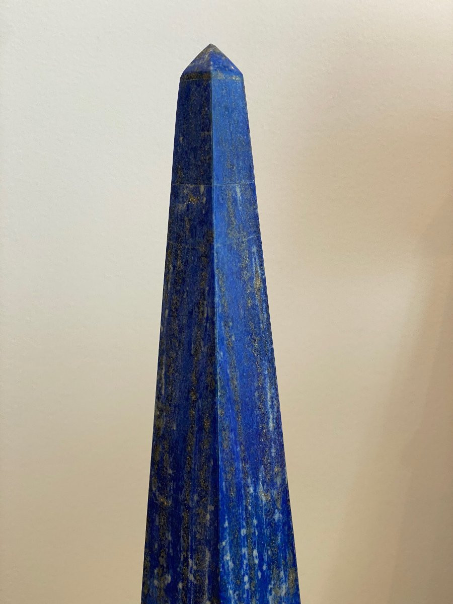 Lapis Lazuli And Rhodochrosite Obelisk-photo-4