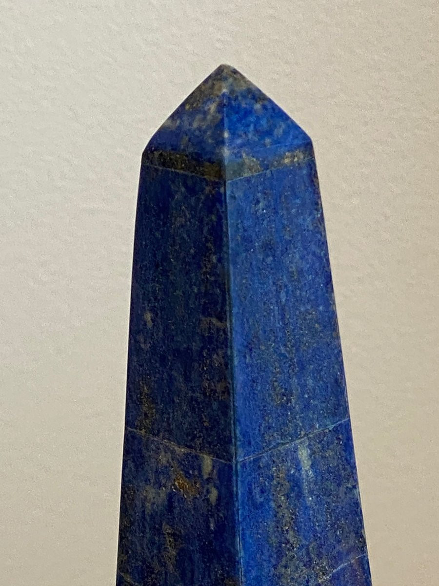Lapis Lazuli And Rhodochrosite Obelisk-photo-4