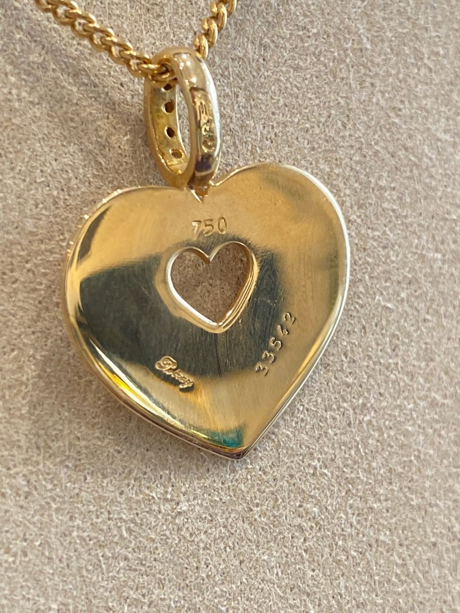 POIRAY, PENDENTIF COEUR & DIAMANTS-photo-6