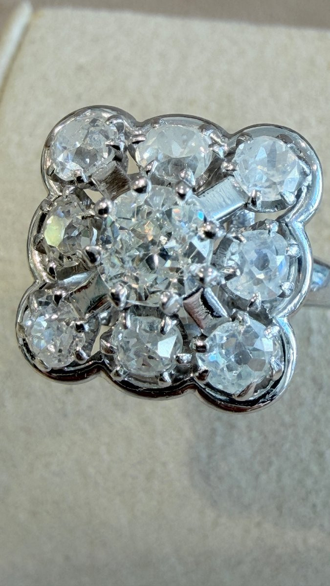 MAUBOUSSIN, BAGUE PLATINE & DIAMANTS-photo-2