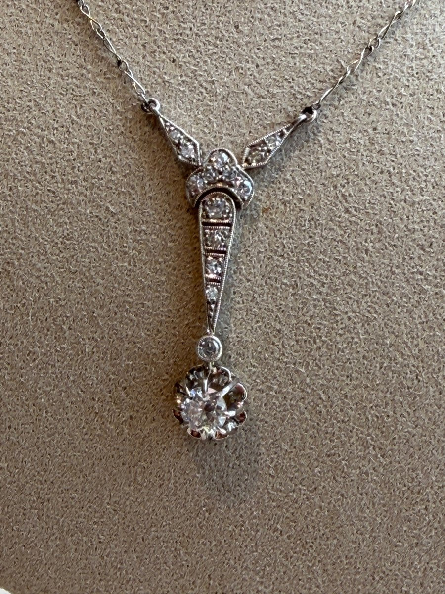 Necklace Pendant Art Deco-photo-3