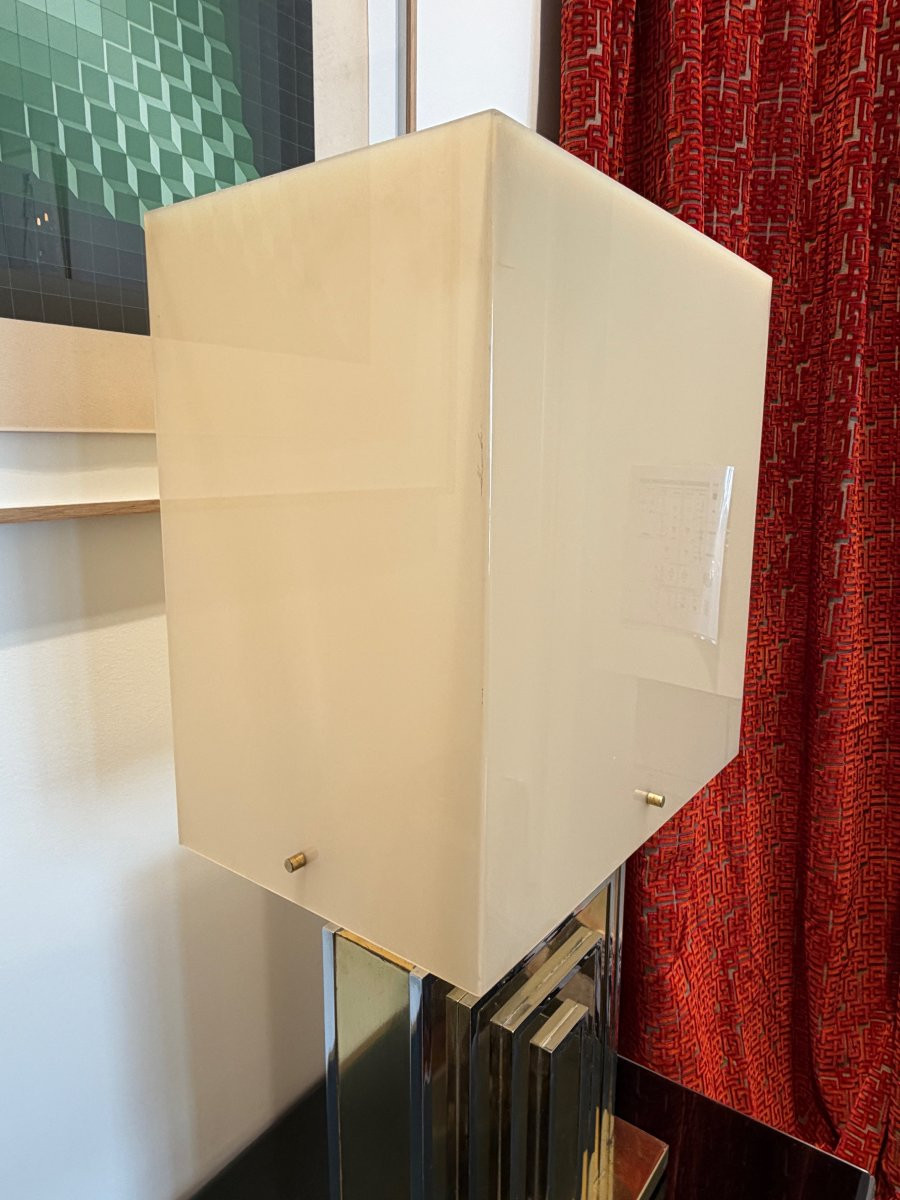 Important 70/80' Hollywood Regency Style Italian Lamp-photo-5