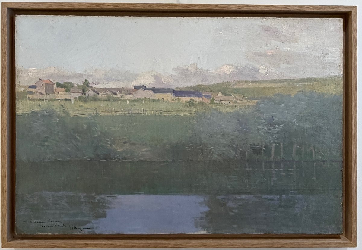 EUGENE CLARY (1856-1929), LES ENVIRONS DES ANDELYS-photo-3