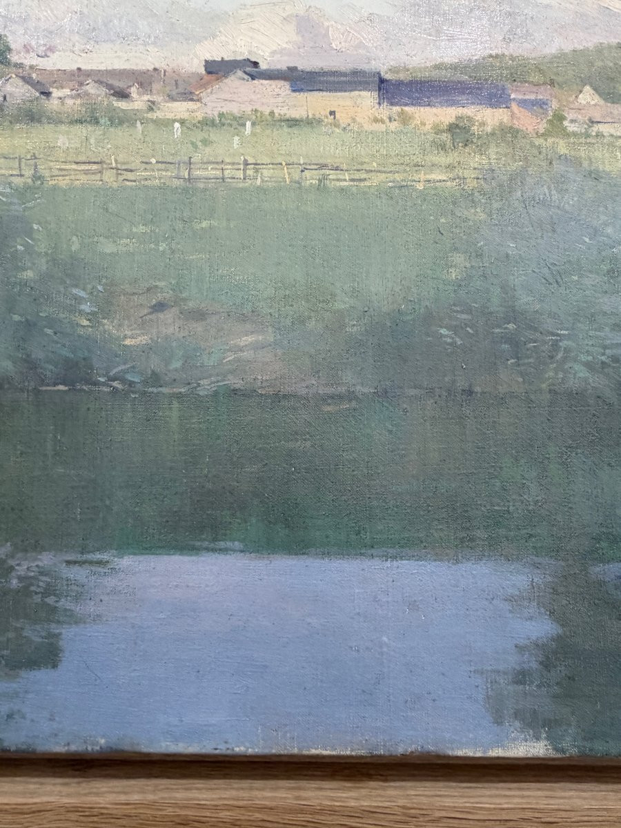 EUGENE CLARY (1856-1929), LES ENVIRONS DES ANDELYS-photo-2