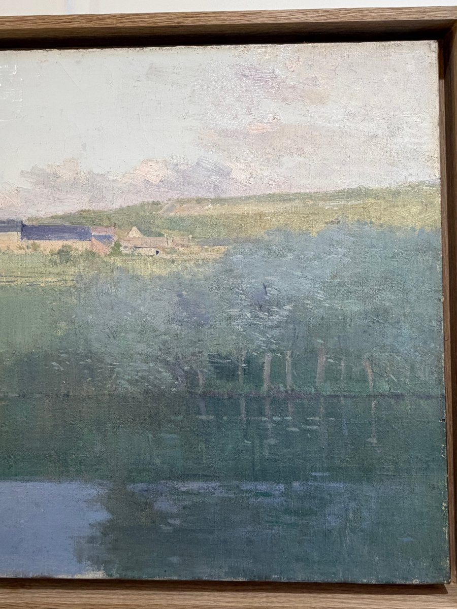 EUGENE CLARY (1856-1929), LES ENVIRONS DES ANDELYS-photo-3