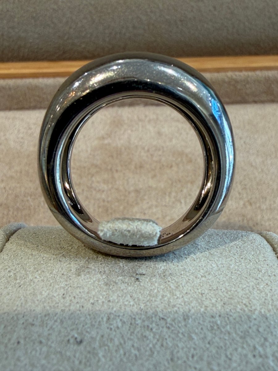 CARTIER, BAGUE NOUVELLE VAGUE OR GRIS -photo-3