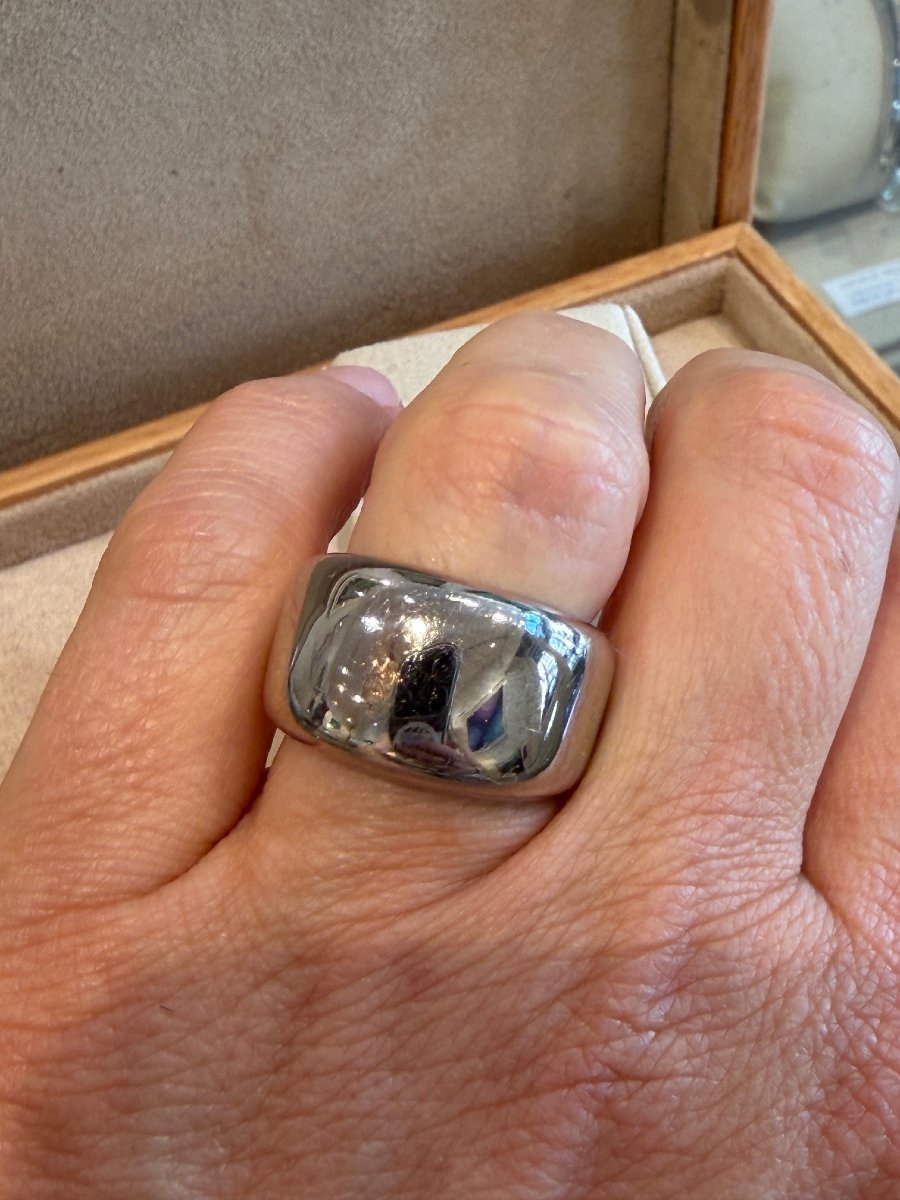 CARTIER, BAGUE NOUVELLE VAGUE OR GRIS -photo-1
