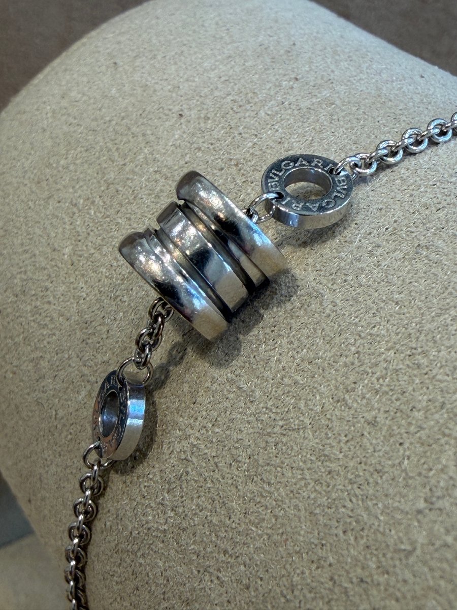 Bulgari, B.zero.1 Bracelet In White Gold -photo-4