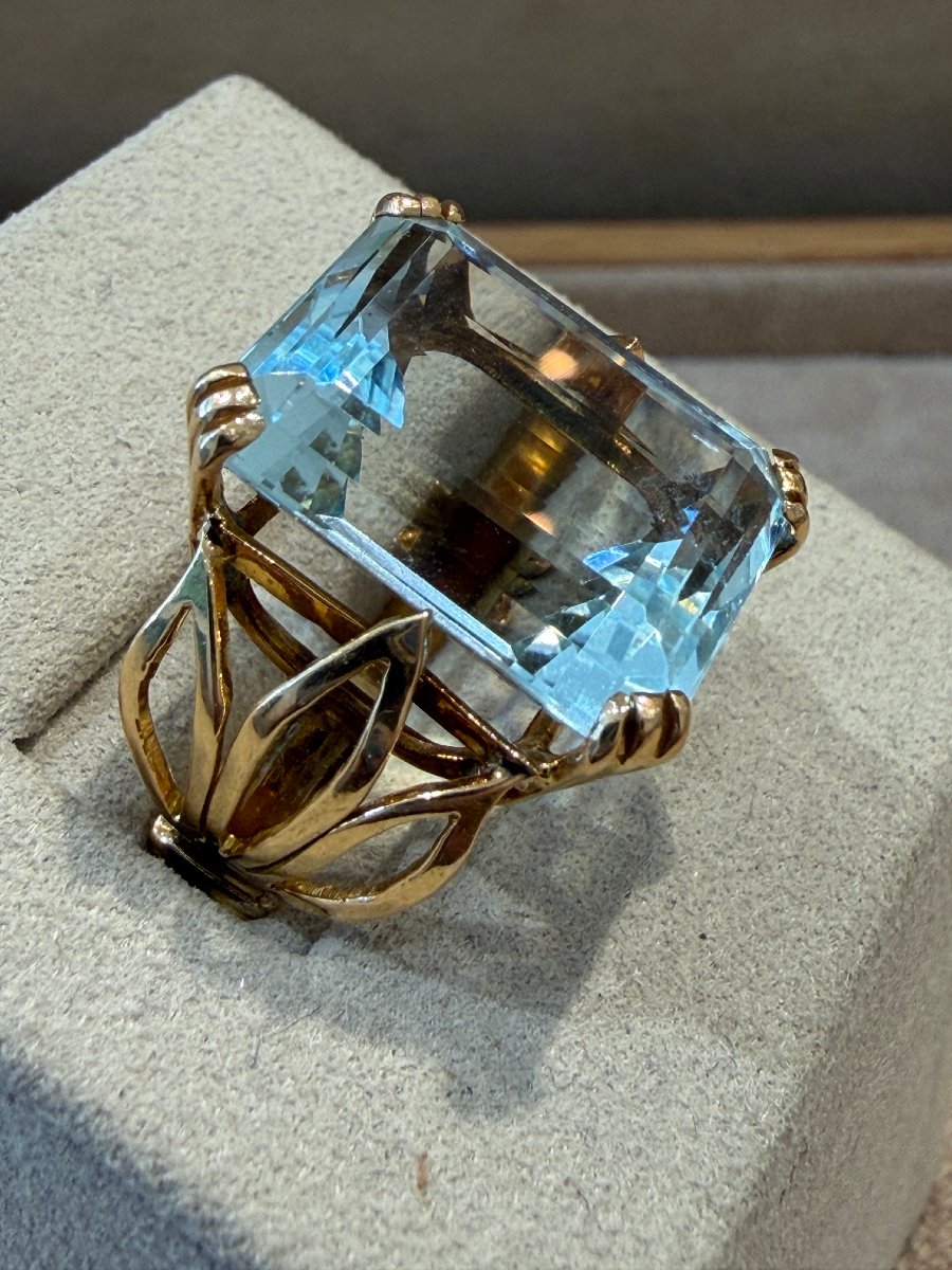 BAGUE COCKTAIL AIGUE-MARINE-photo-1