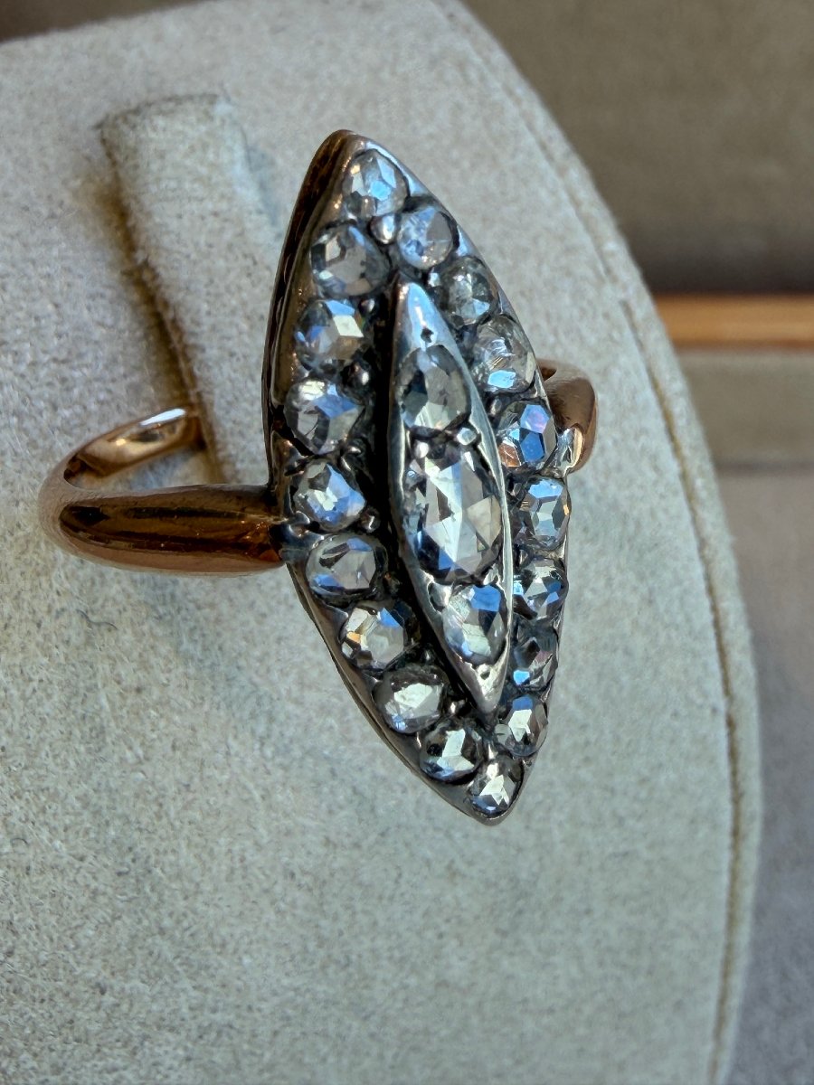 Marquise Diamond Ring, 19th Century -photo-3
