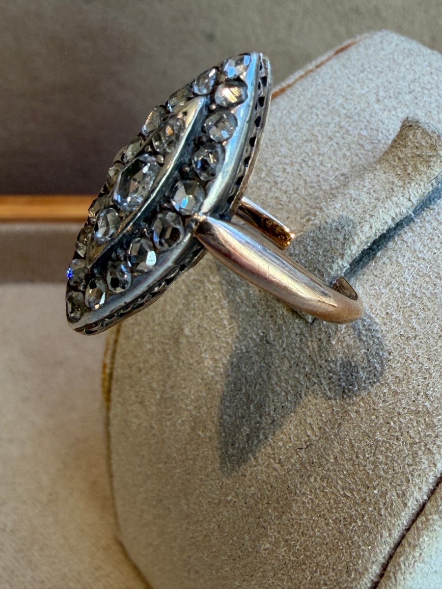 Marquise Diamond Ring, 19th Century -photo-4
