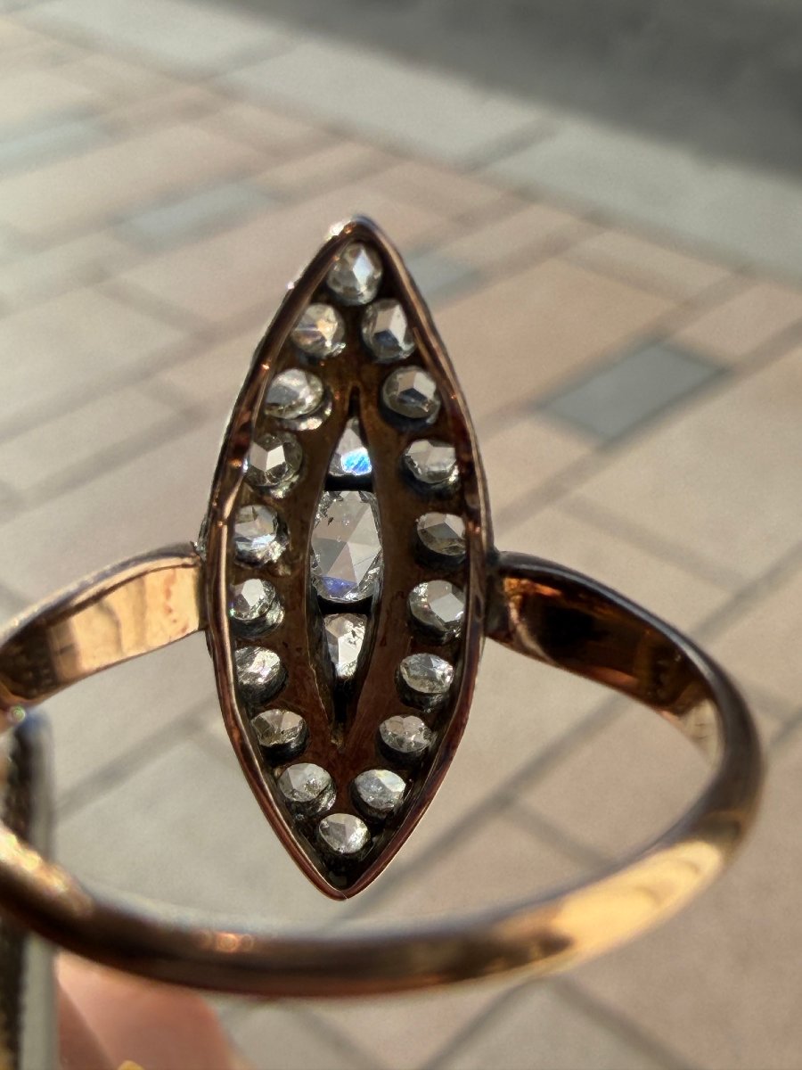 Marquise Diamond Ring, 19th Century -photo-2