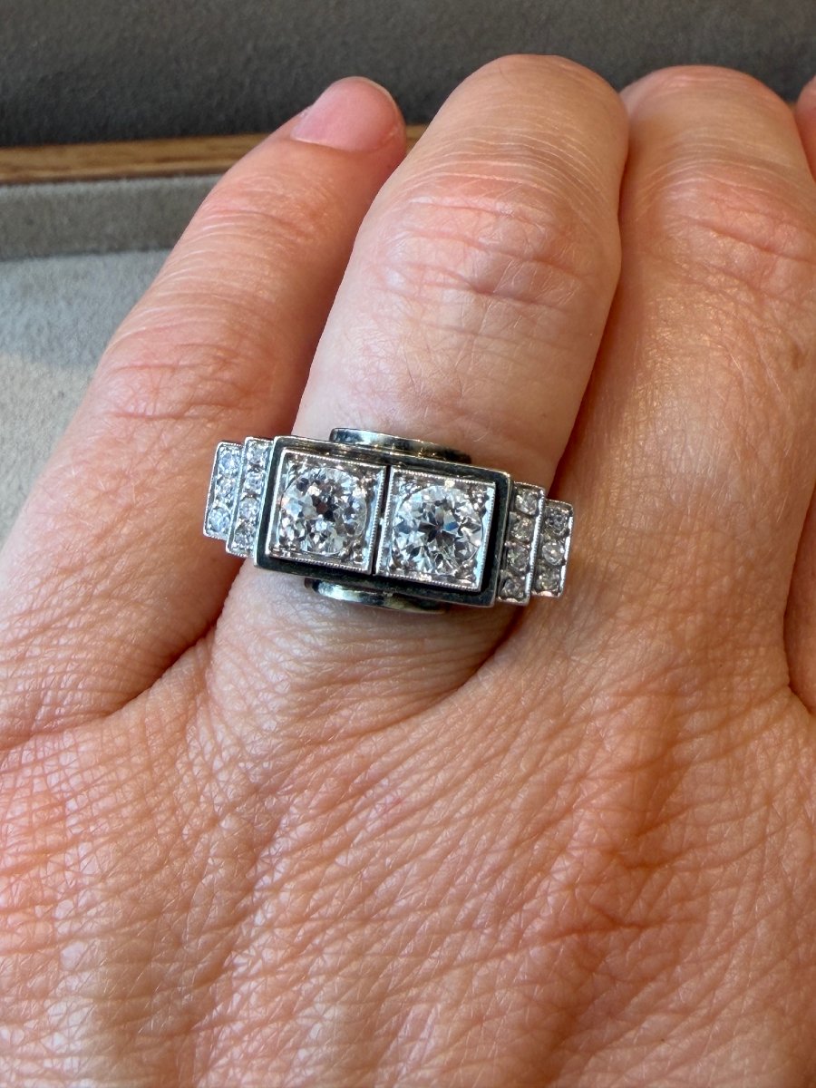 BAGUE ART DECO -photo-2