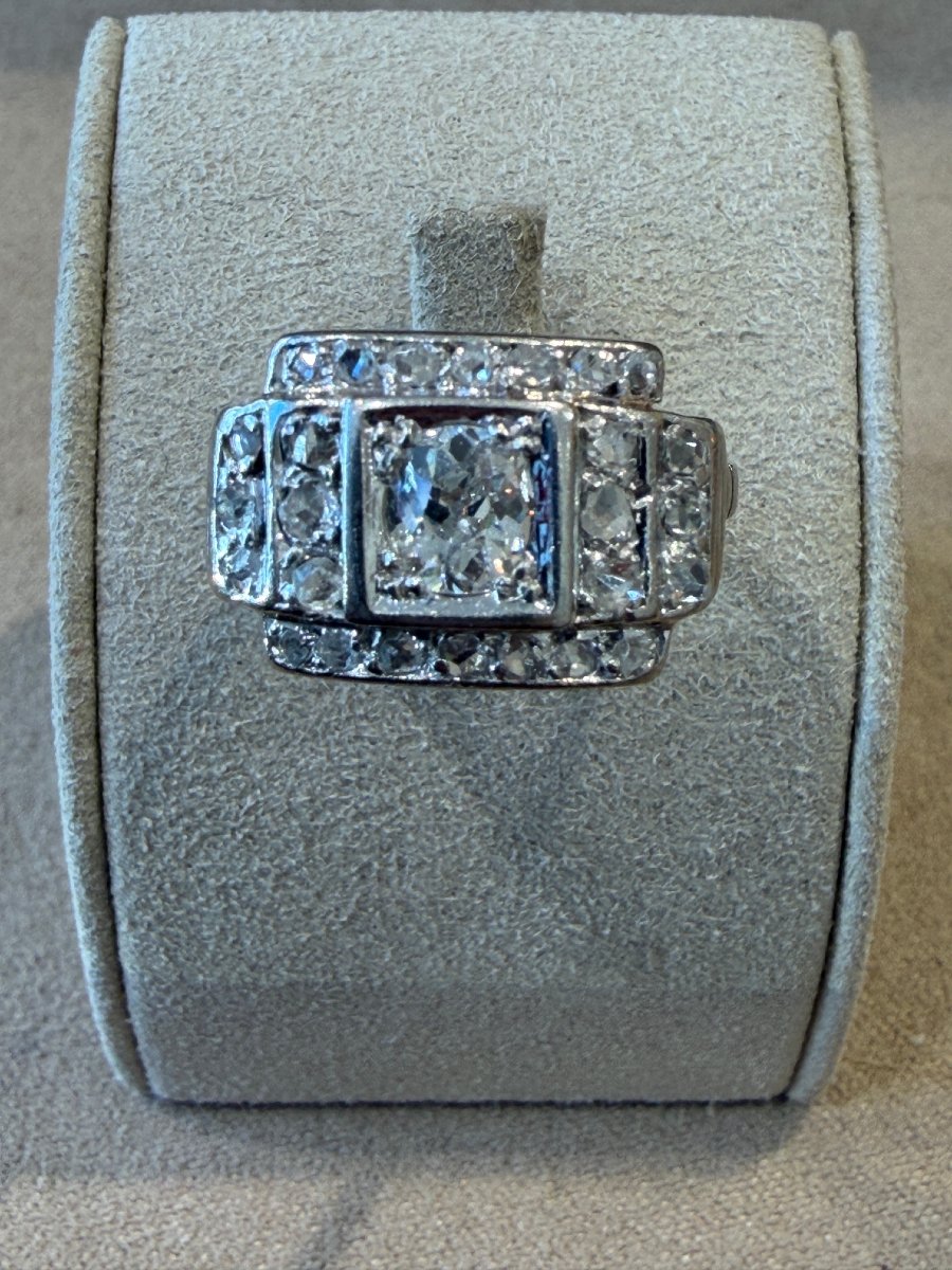 Art Deco Diamond Ring-photo-3