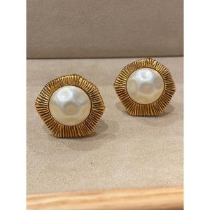 Chanel, Boucle d'Oreilles Vintage