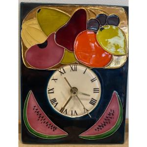 Mithé Espelt (1923-2020), "Pastèque, horloge de cuisine à croquer" 
