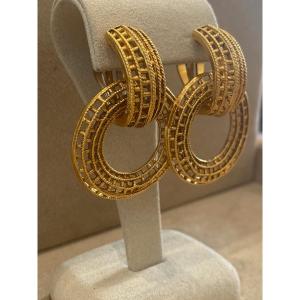 Chanel, Vintage Hoop Earrings With Transformation 