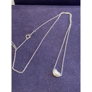 Tiffany & Co Par Elsa Peretti (1940-2021), Collier En Argent "bean"