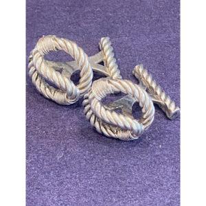 In The Style Of Gaëtan De Percin, Pair Of Cufflinks