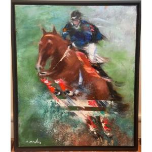 VICTOR SPAHN (1949), SAUT D'OBSTACLE