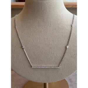 Messika, White Gold & Diamond Gatsby Necklace