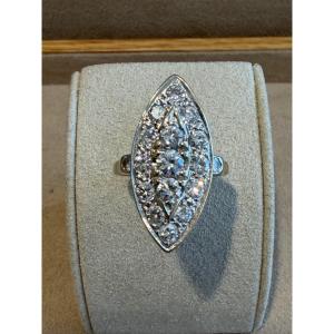 BAGUE MARQUISE DIAMANTS