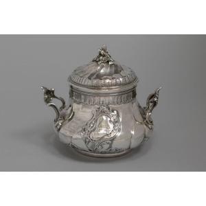 Sugar Bowl And Its Silver Lid, Paris, 1788 By François Joubert