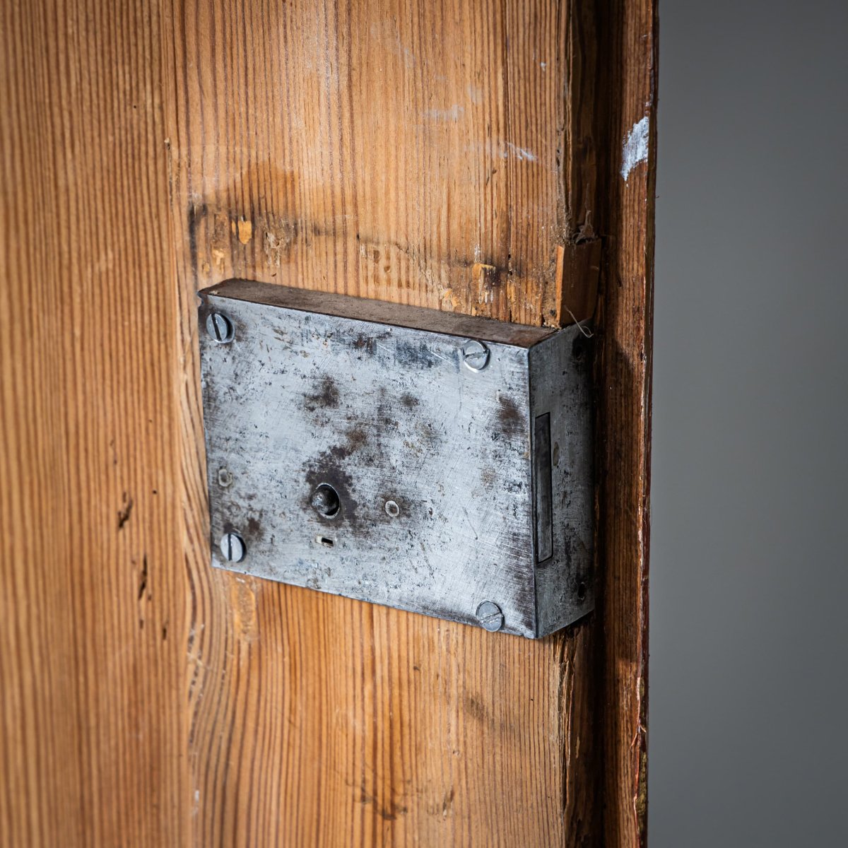 Light Blue Louis XVI Wardrobe, Late 18th Century-photo-6