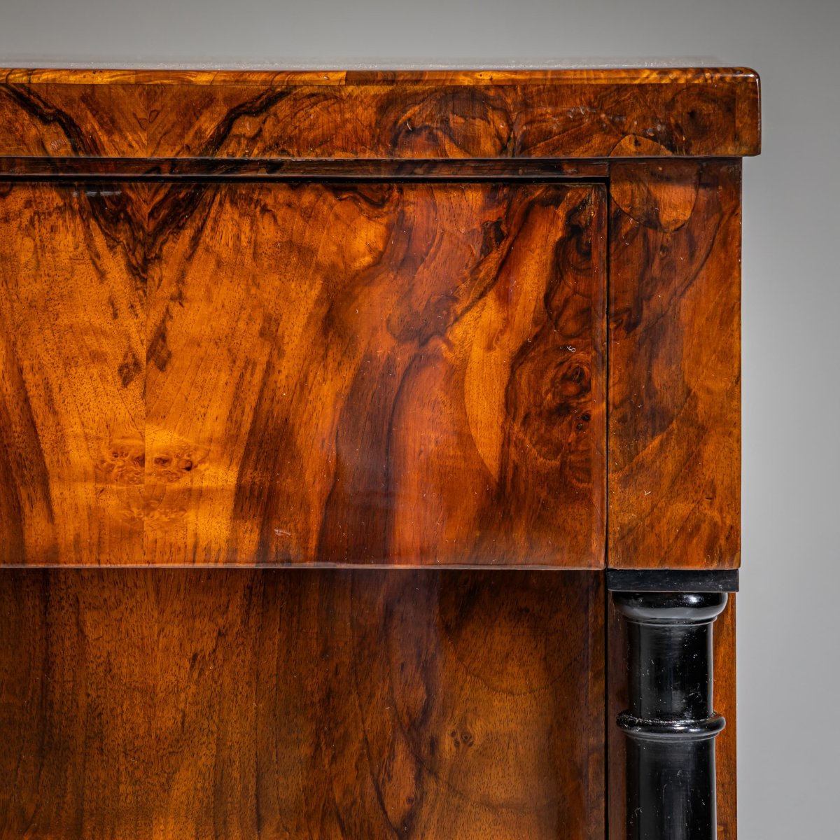 Biedermeier Walnut Chest Of Drawers, German, Circa 1820-photo-3