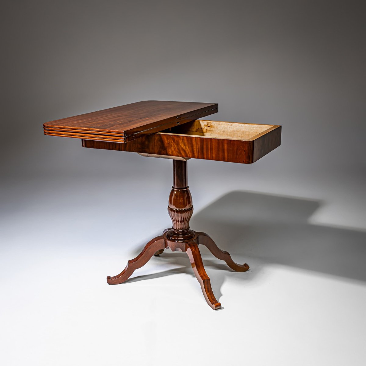 Table de jeu, style Biedermeier tardif, Allemagne, vers 1840-photo-2