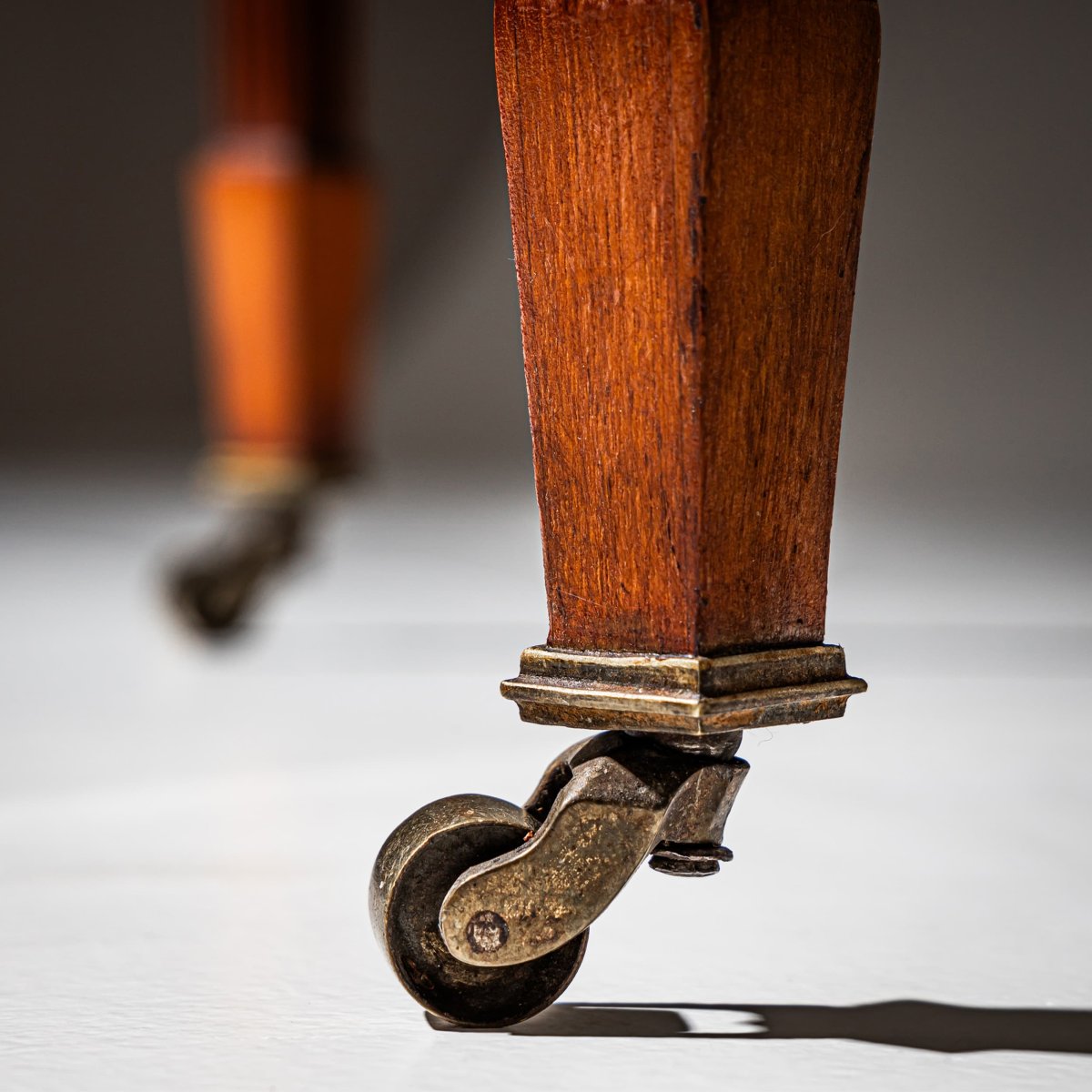 Georgian Half Moon Mahogany Gaming Table, Late 18th Century-photo-8