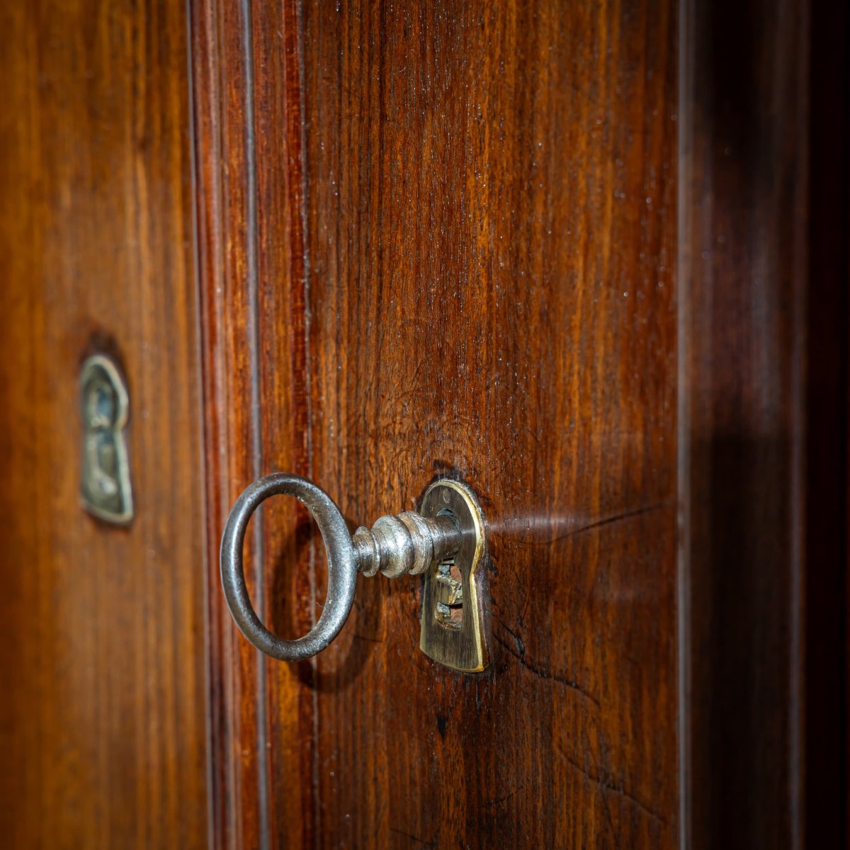 Armoire Biedermeier, attribuée à G. L. E. Laves, Hanovre, années 1820-1840-photo-2