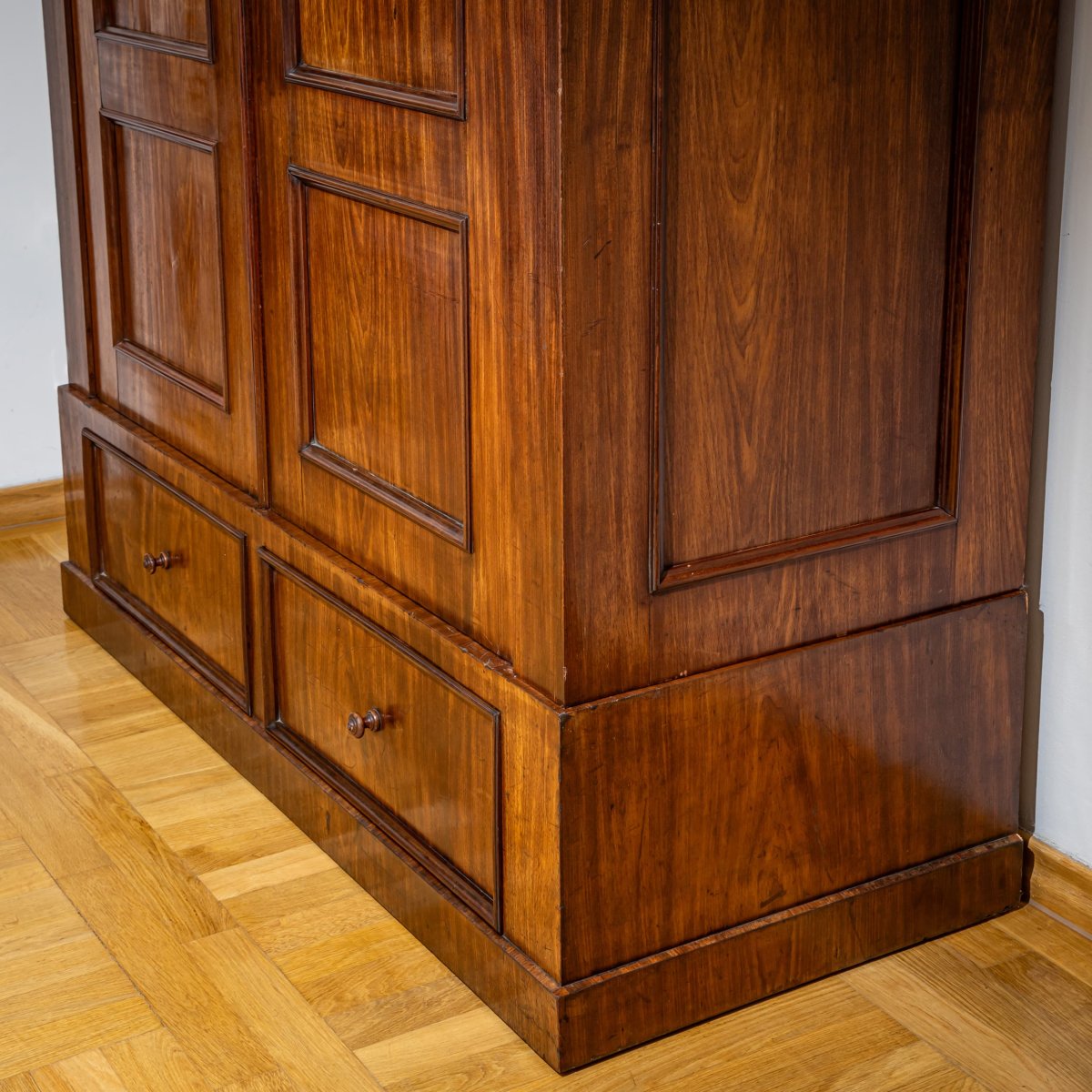 Armoire Biedermeier, attribuée à G. L. E. Laves, Hanovre, années 1820-1840-photo-3