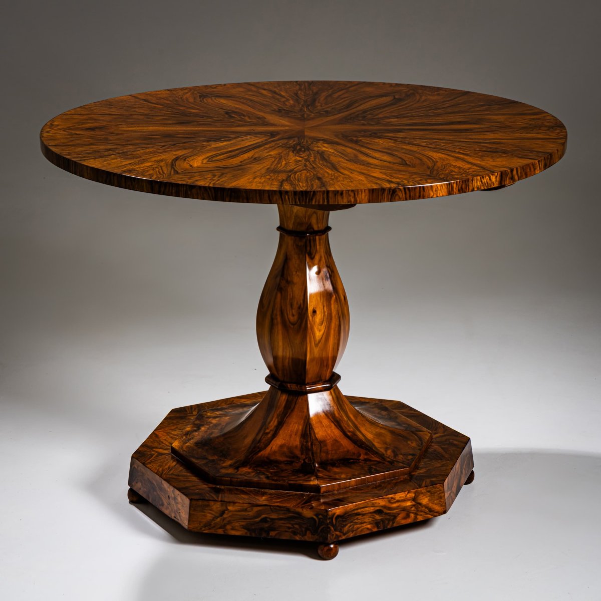Table de salon Biedermeier raffinée, Allemagne, vers 1820-photo-2