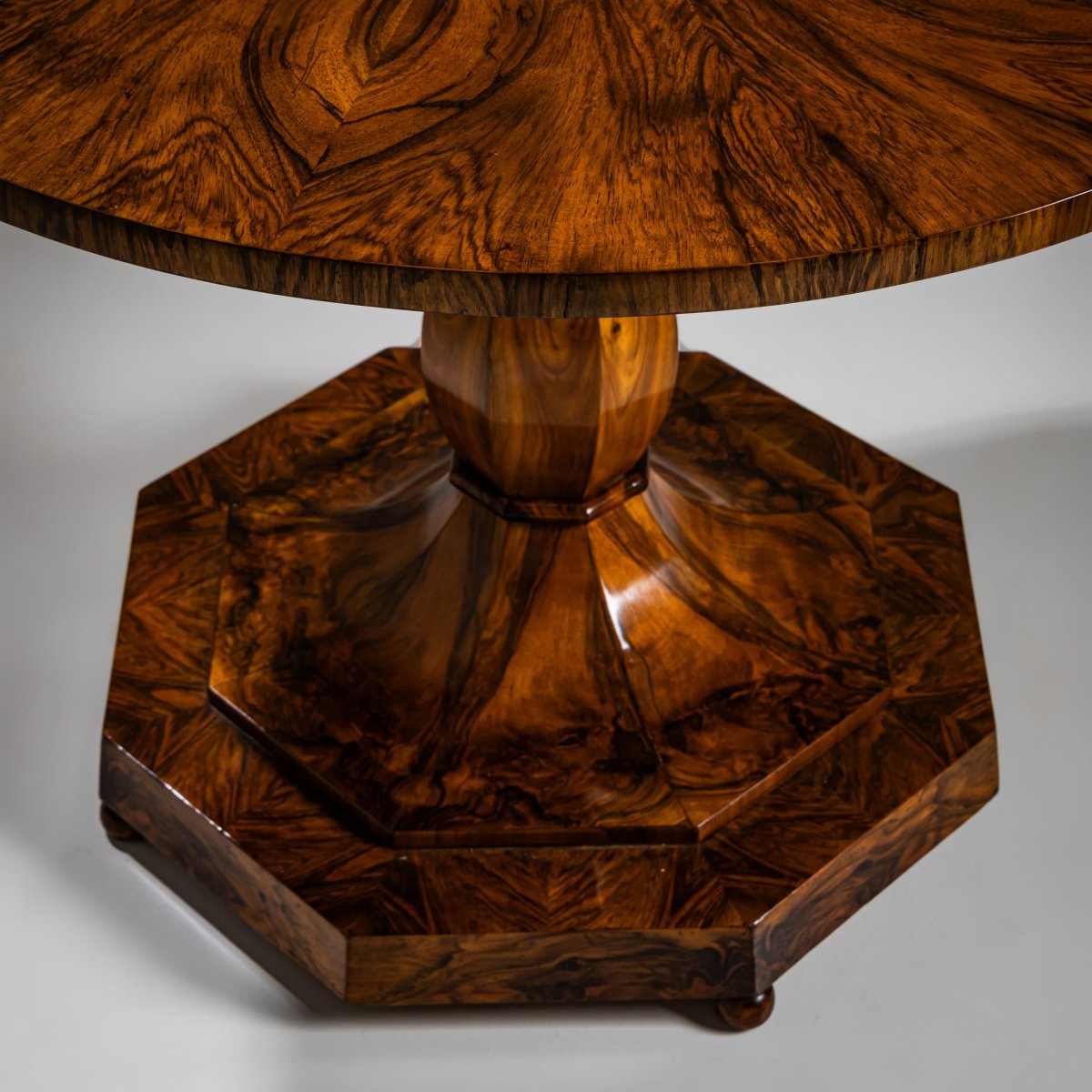 Table de salon Biedermeier raffinée, Allemagne, vers 1820-photo-6