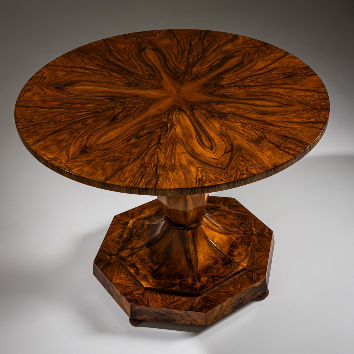 Table de salon Biedermeier raffinée, Allemagne, vers 1820-photo-7