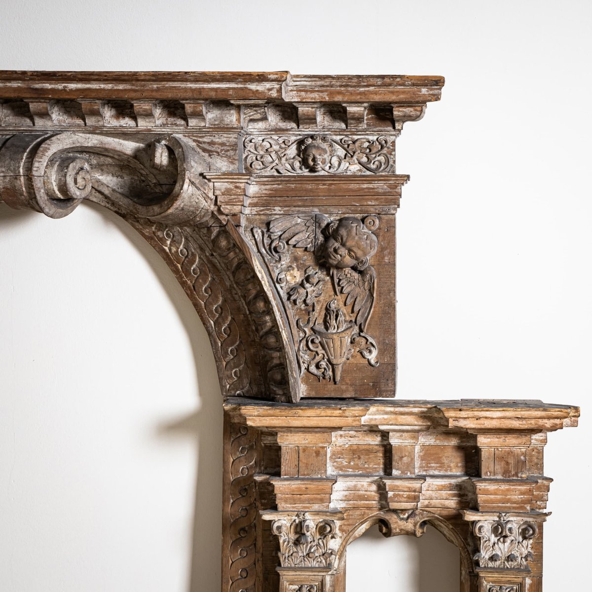 Renaissance Altar Frame, Probably Italian, Late 16th Century-photo-4
