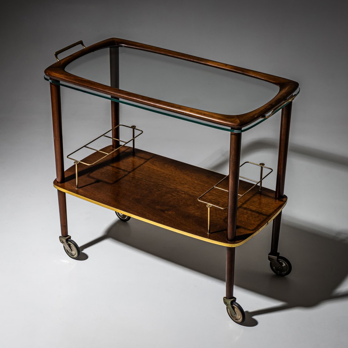 Drinks Trolley, La Permanente Mobili Cantù, Italy, Mid-20th Century-photo-3
