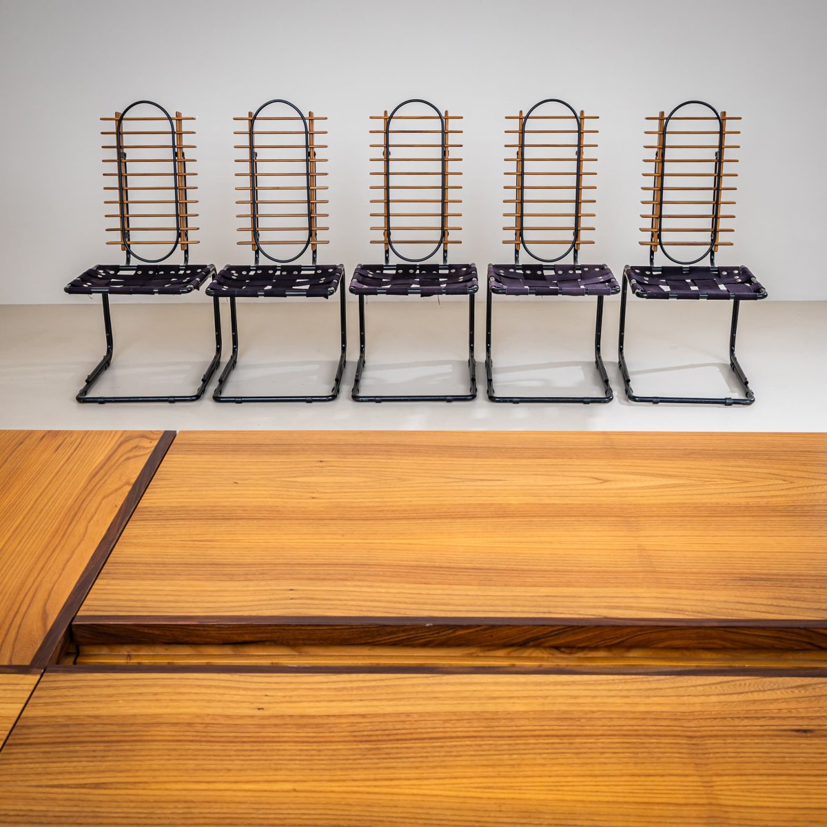 Conference Table With Ten Chairs, Rome, 1960s-photo-5