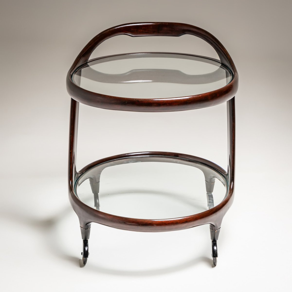 Chariot de bar dans le style de Cesare Lacca, Italie, années 1950-photo-8