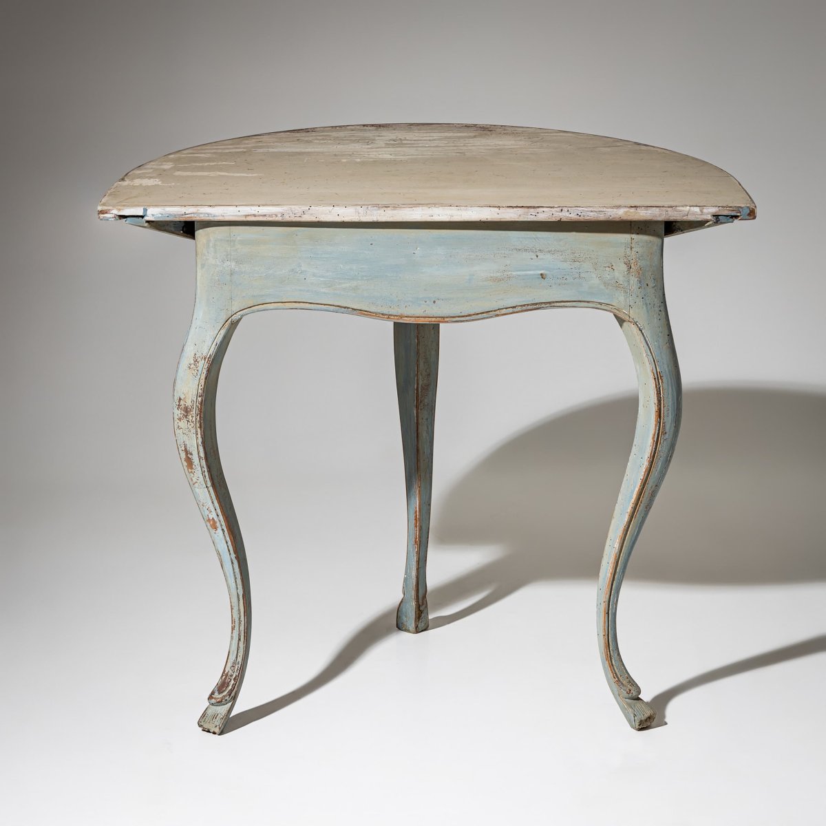 Baroque Half-moon Console In Provençal Style, 18th Century-photo-6
