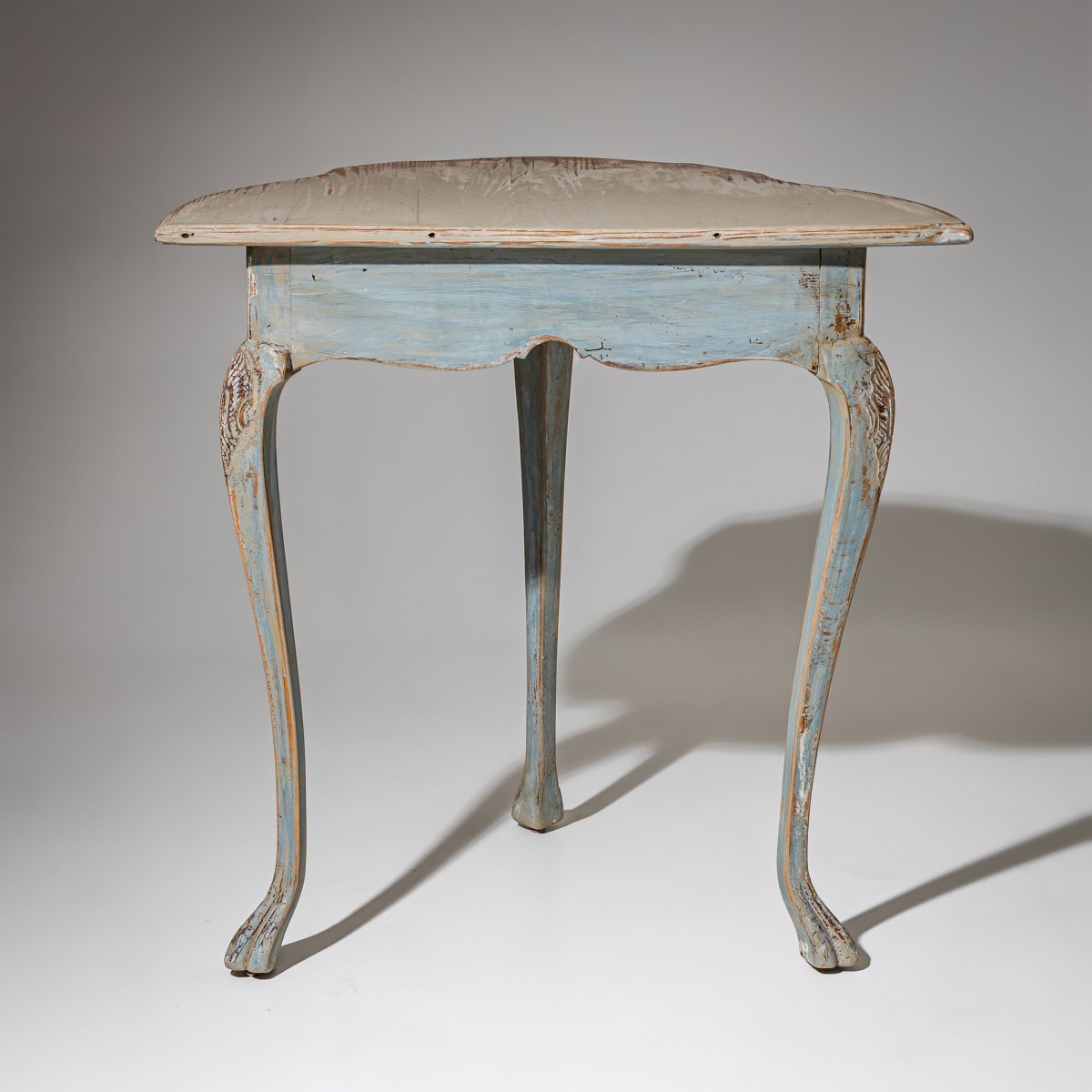 Baroque Half-moon Console In Provençal Style, 18th Century-photo-8