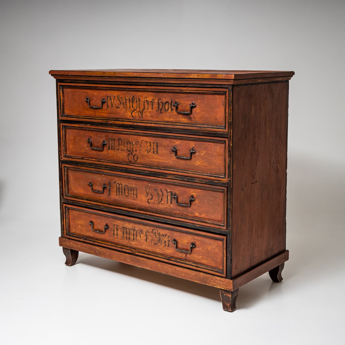 Four-drawer Chest Of Drawers, Late 18th Century, Germany-photo-7