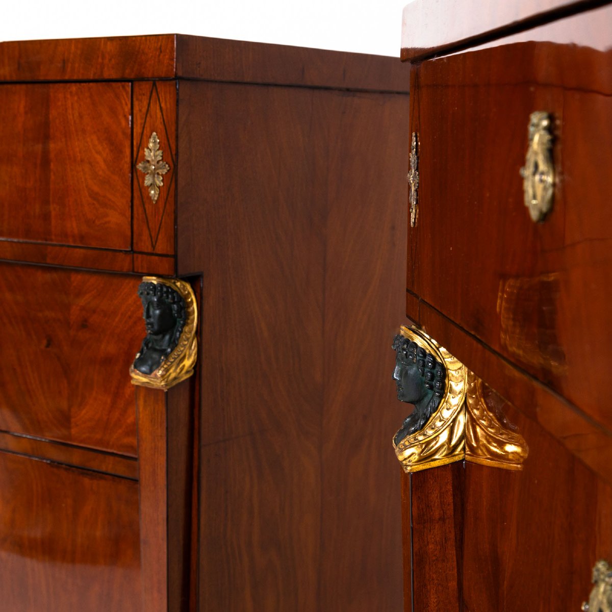 Pair Of Empire-style Semainières, Vienna Circa 1810-photo-4