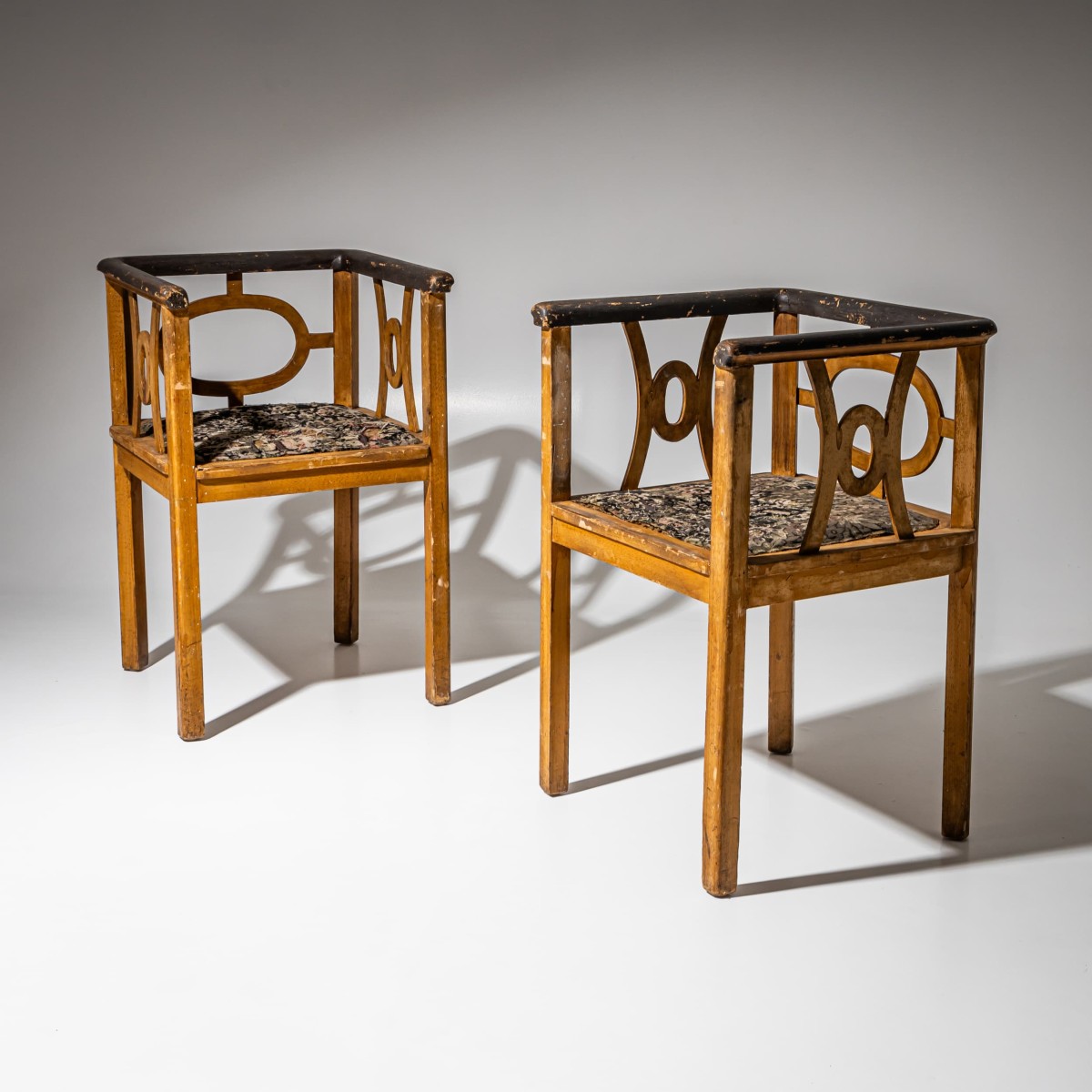 Pair Of Art Nouveau Armchairs, Early 20th Century
