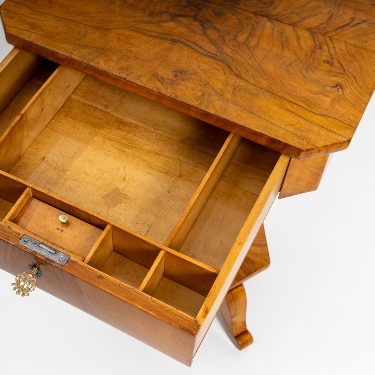 Biedermeier Sewing Table, Circa 1820-photo-4