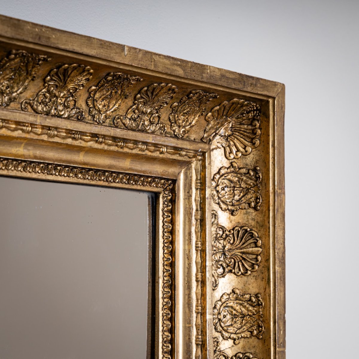 Miroir mural Empire doré, début du XIXe siècle-photo-4