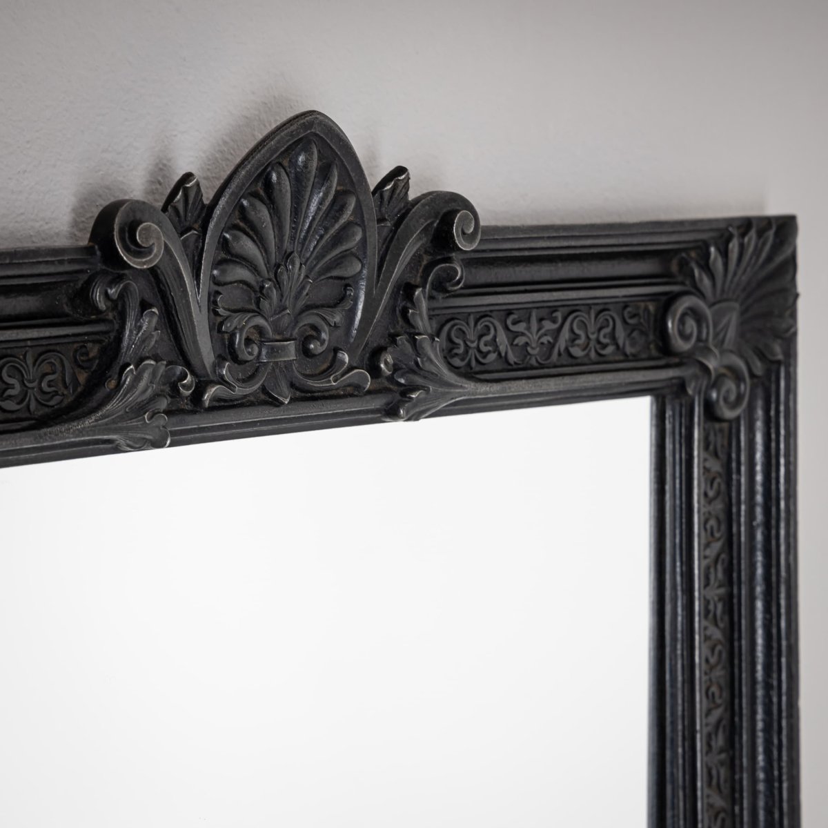 Neoclassical Iron Wall Mirror From Berlin, Early 19th Century-photo-2
