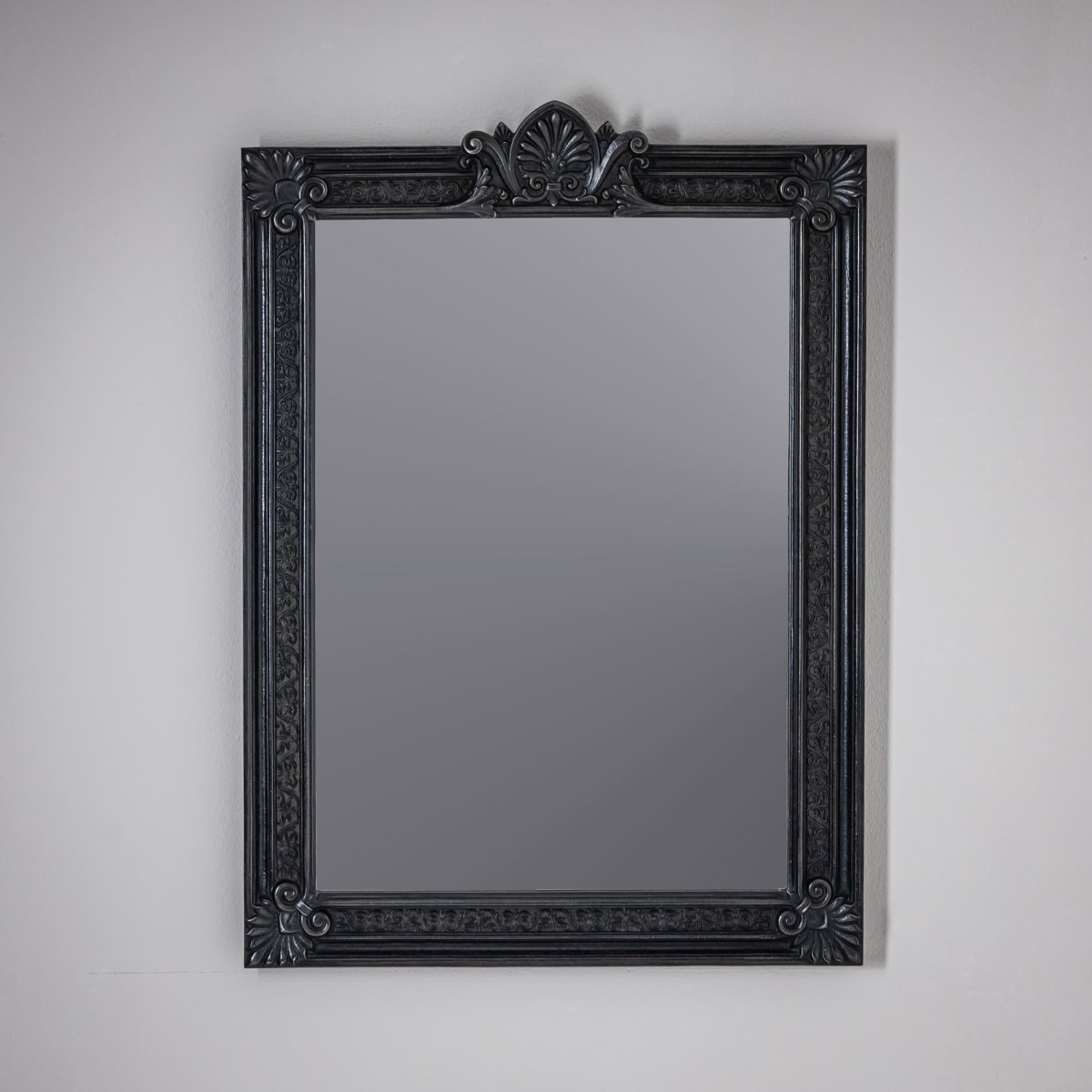 Neoclassical Iron Wall Mirror From Berlin, Early 19th Century-photo-3